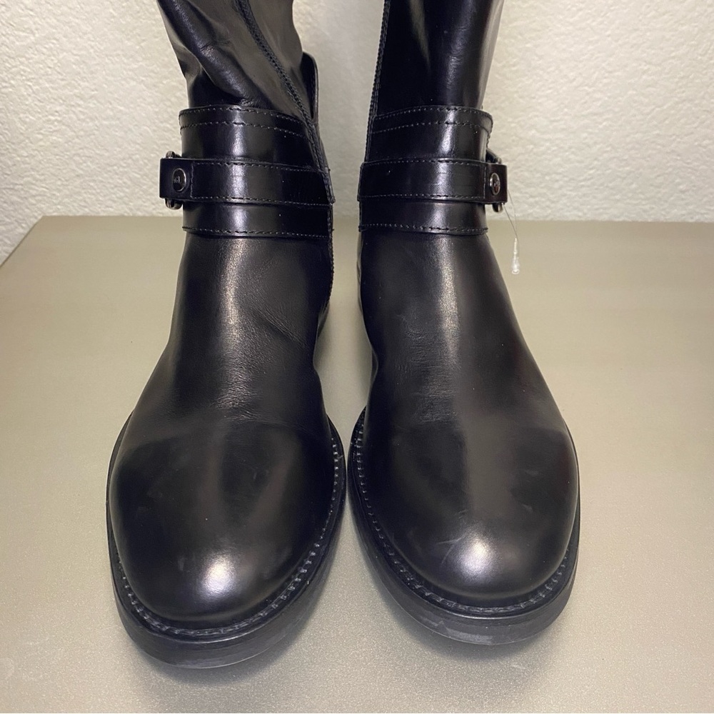 NWOB AGL Attilio Guisti Leombruni Black Leather Riding Boot in Black - Size 37 - Picture 6 of 14